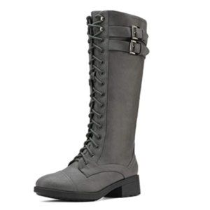 DREAM PAIRS Knee High Riding Combat Boots - UNISEX